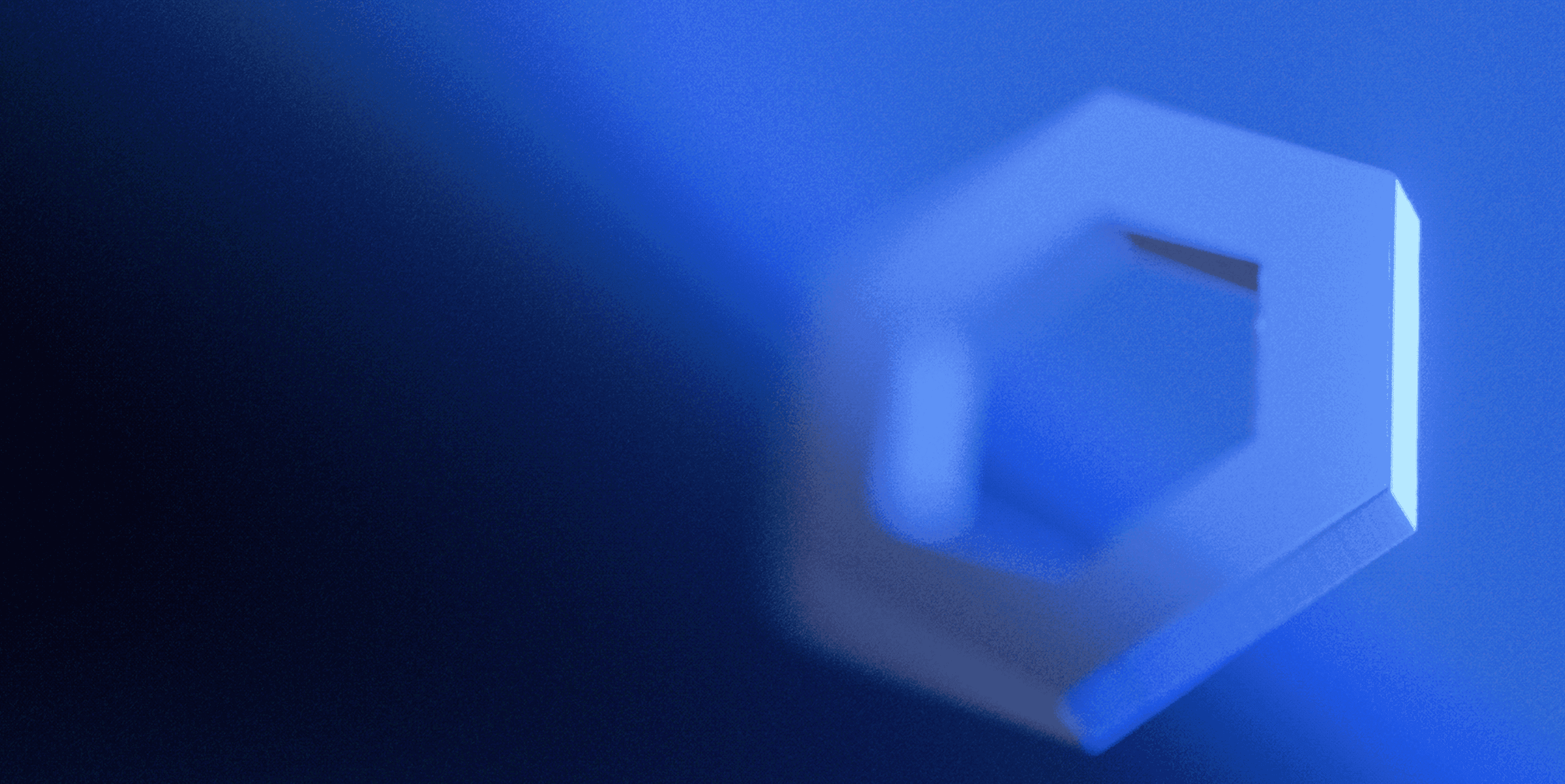 clnk logo floating on blue background